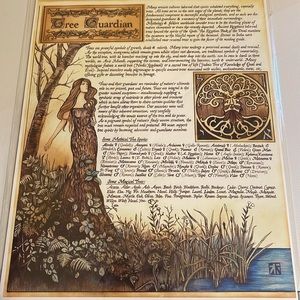 Witches Moon Tree Guardian Artwork